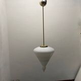 Suspension lumineuse en verre de Murano années 1980