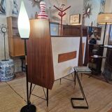 Lampadaire vintage opaline 1960