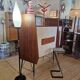 Lampadaire vintage opaline 1960