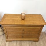Commode style Louis Philippe en merisier massif
