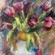 Vase aux tulipes signé