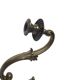 Classicist bronze wall lamp, Germany, 1900s