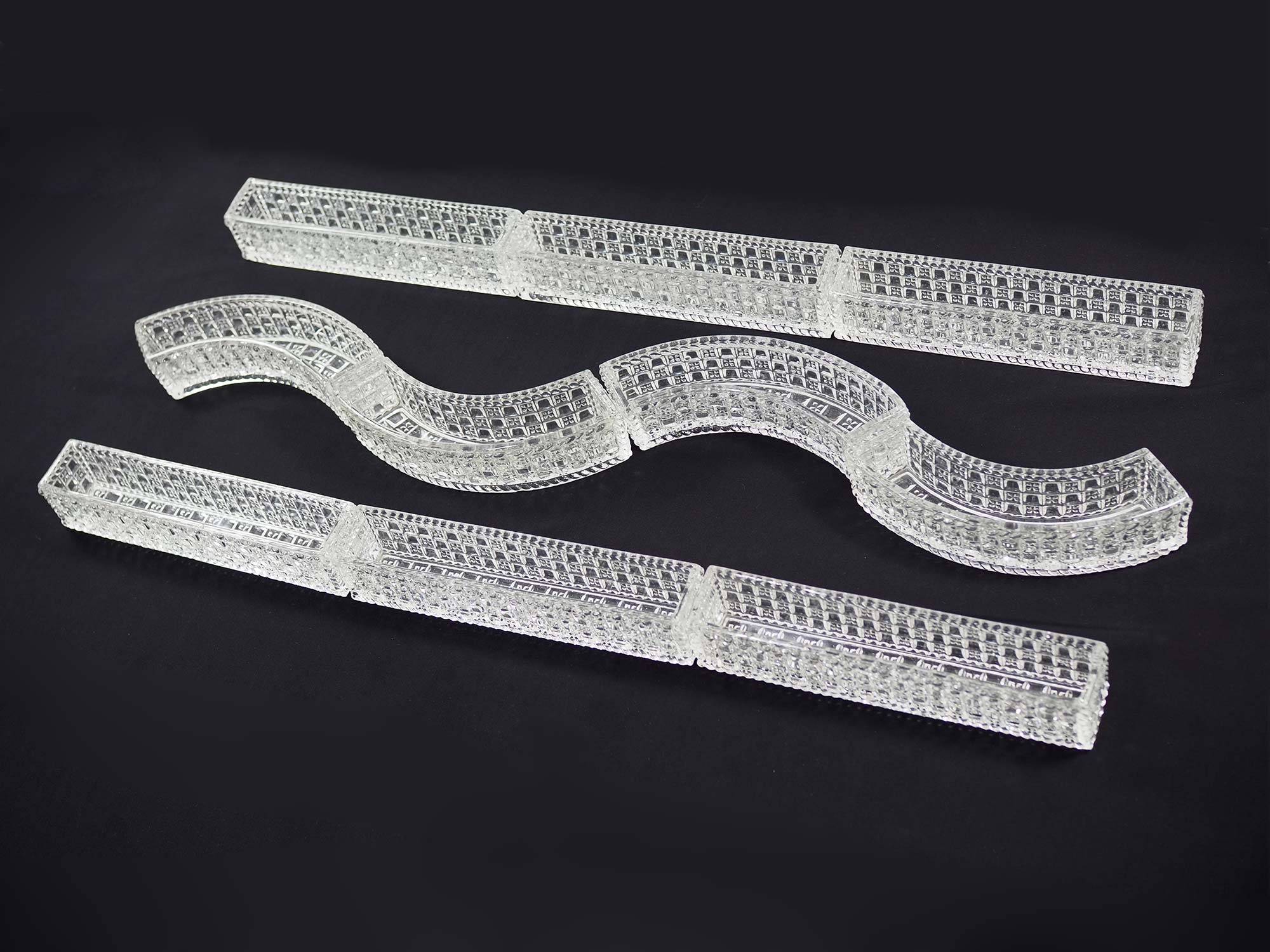 Art Deco Val St. Lambert Centre de Table Cristal-Circa 1930s