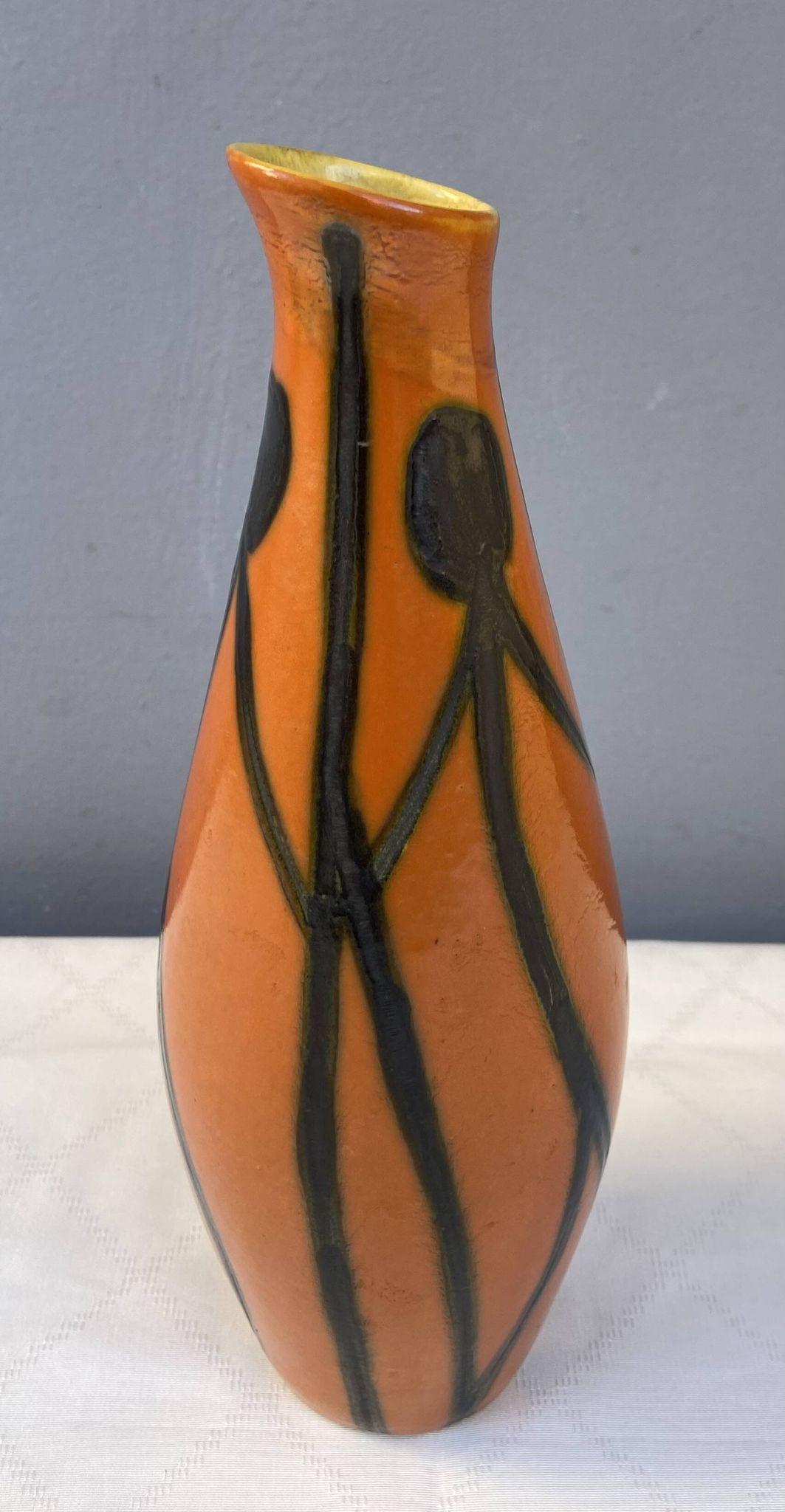 Vase en céramique Tofej Hongrie années 60