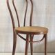 Bistro chair in bentwood and canework - mid. 20th century
