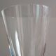 Set of 9 crystal flutes with Venus and Bacchus foot, Vannes and Bayel