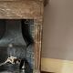 Impressive Napoleon III fireplace in Rance marble, around 1880.