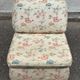2 modular vintage bench armchairs with floral pattern – Cottage Style