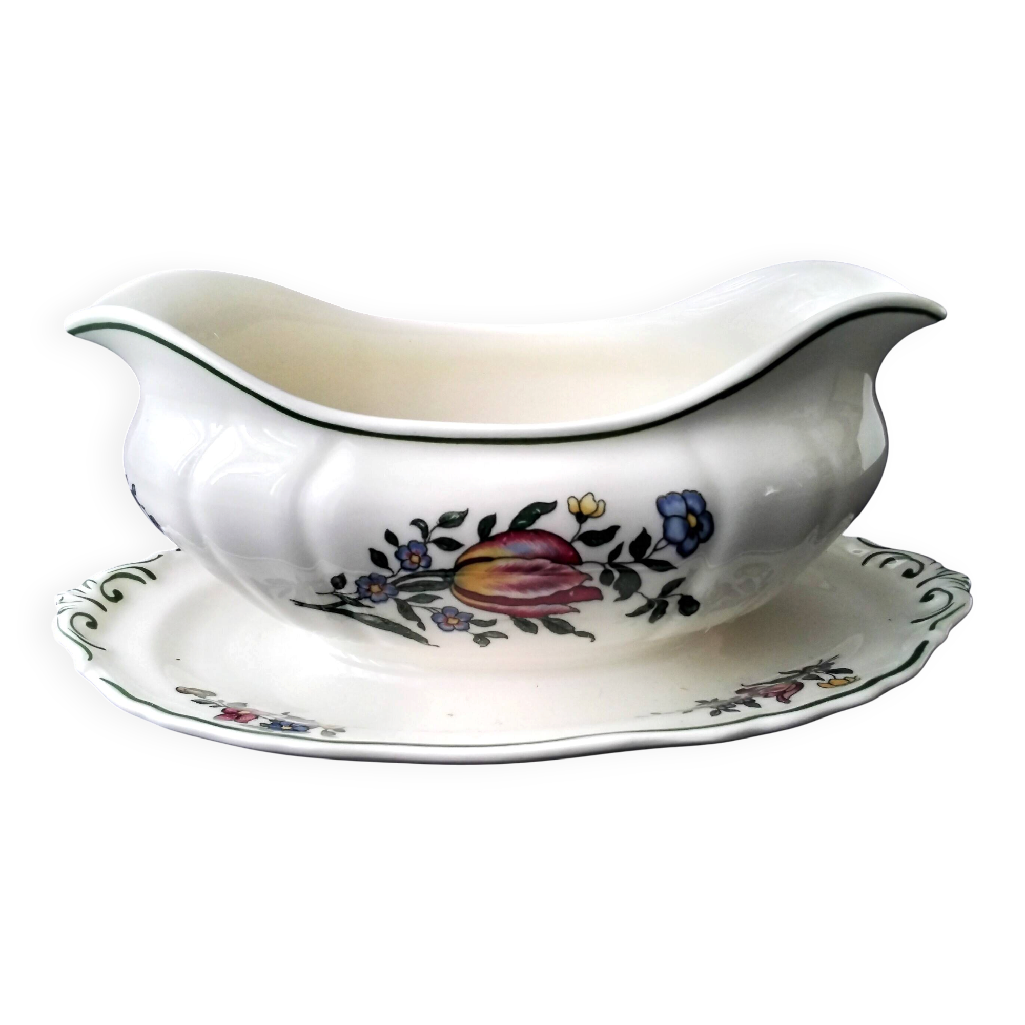 Sauceboat Villeroy Boch Model "Vieux Strasbourg"