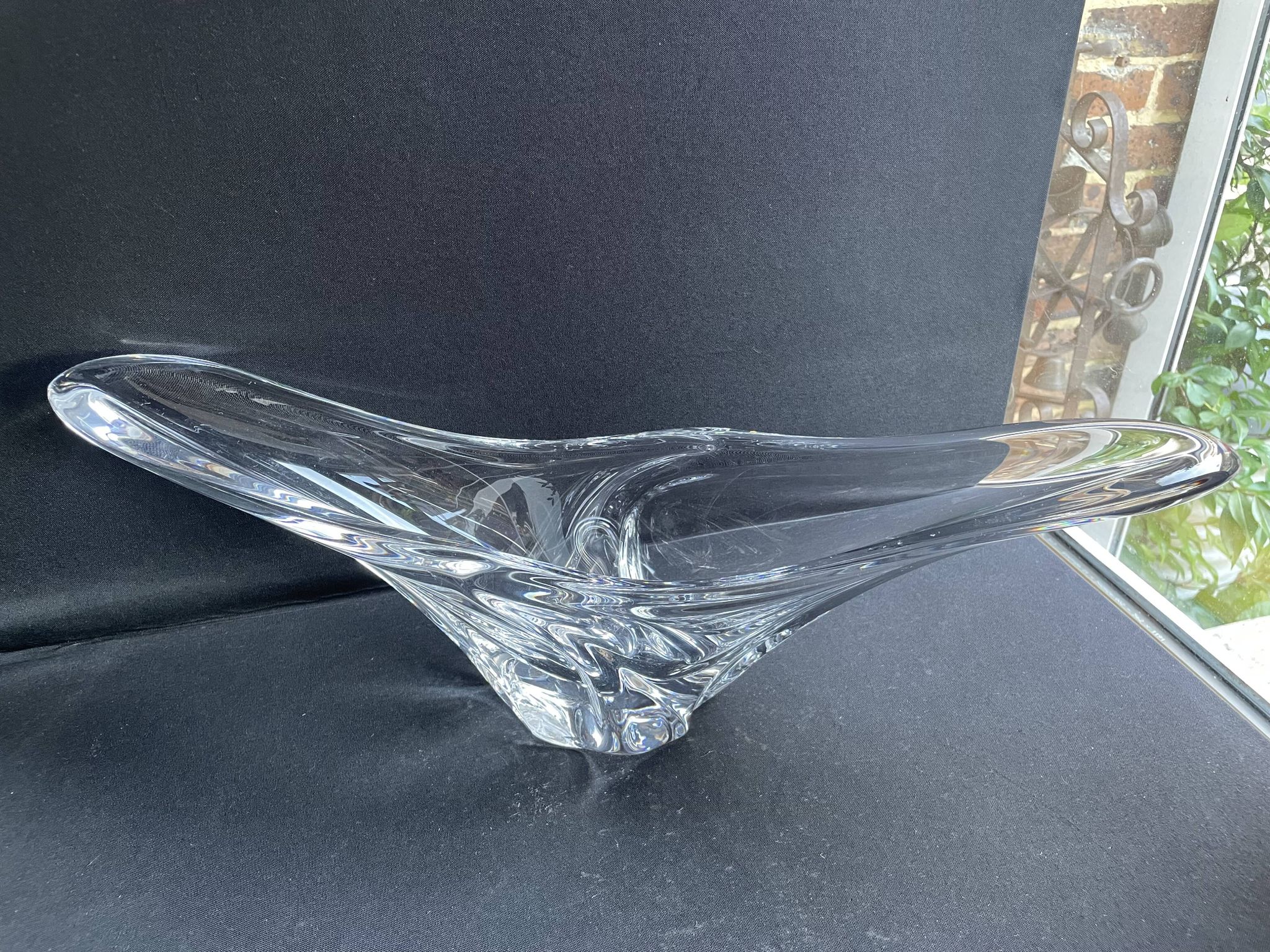 Coupe en cristal de Daum, France