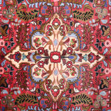 Handwoven Oriental Wool Area Rug Traditional Red Carpet- 220x335cm