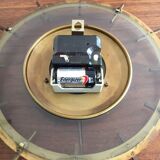 Vintage brass Diehl clock Germany 1960