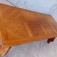 Large vintage table in solid walnut