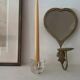Crystal candlestick - vintage 20th century