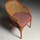 Set of 4 vintage faux bamboo chairs