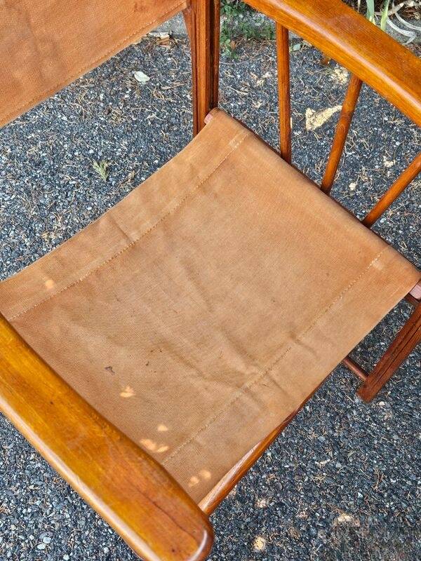 Fauteuil metteur en scène pliant vintage