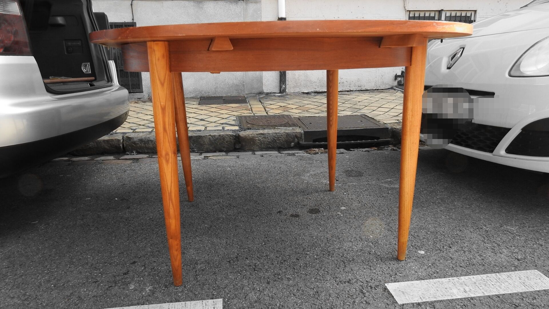 Scandinavian table 1960 teak
