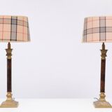 Set lampes de table 1970s de knudt belgique