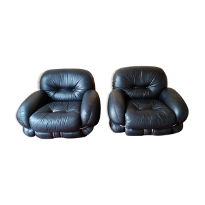 Paire de fauteuils en