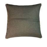 Vintage turkish kilim cushion cover, 40 x 40 cm