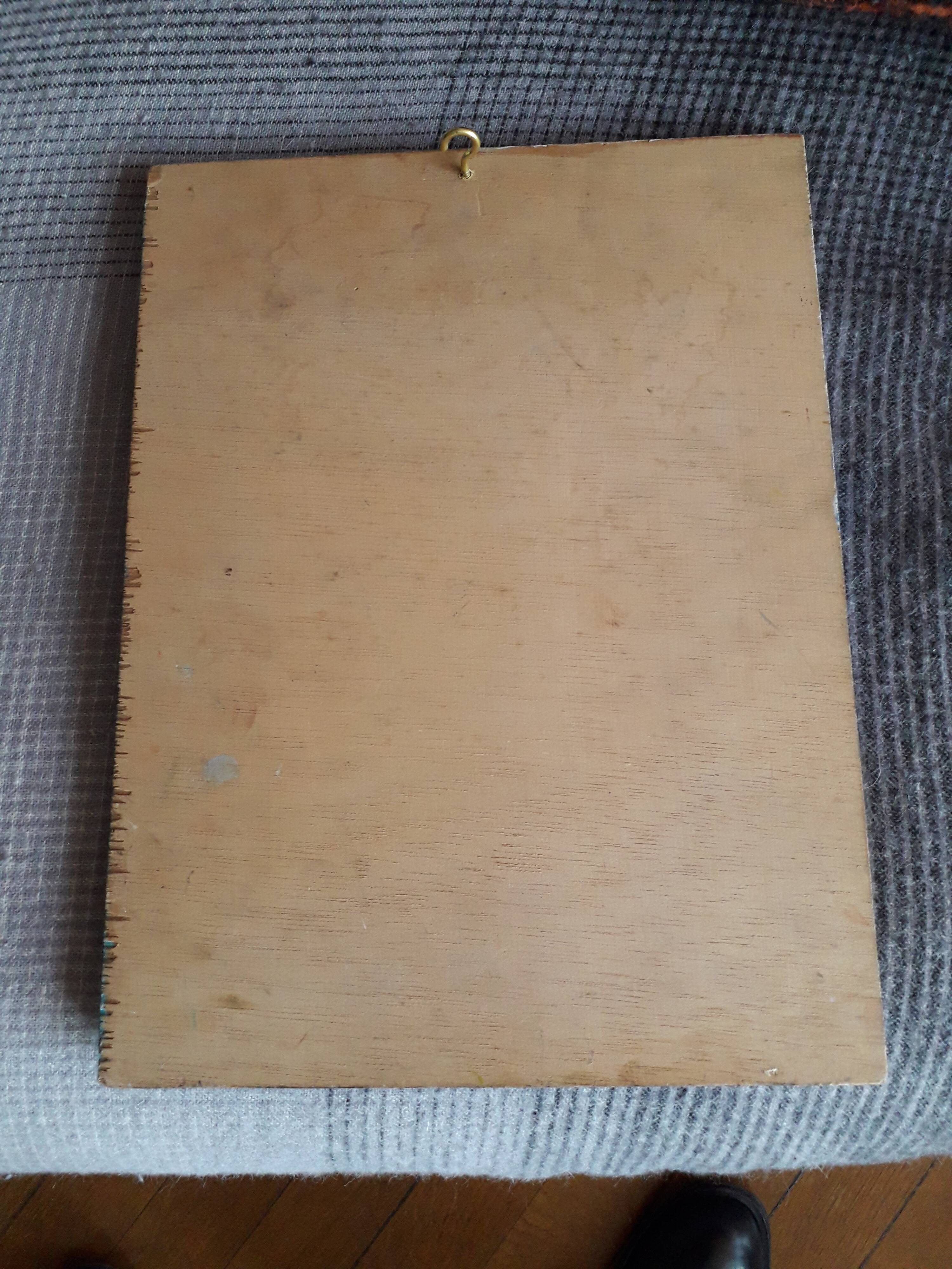 Tableau ancien représentant une marine