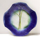 Blue, Green and White Copper Vide-Poche Attr. to Paolo De Poli