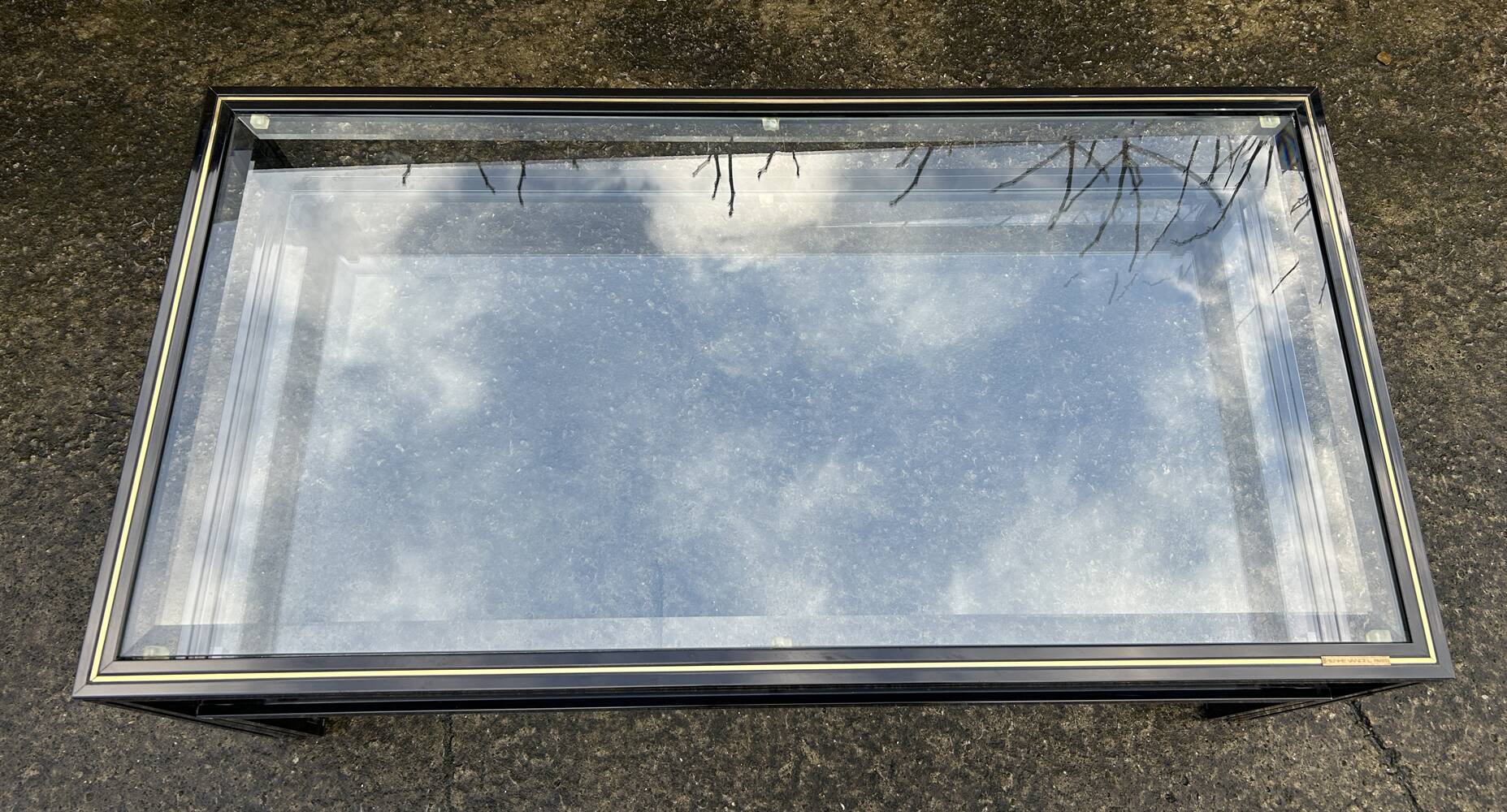 Pierre Vandel coffee table, Hollywood Regency model, vintage, 70s