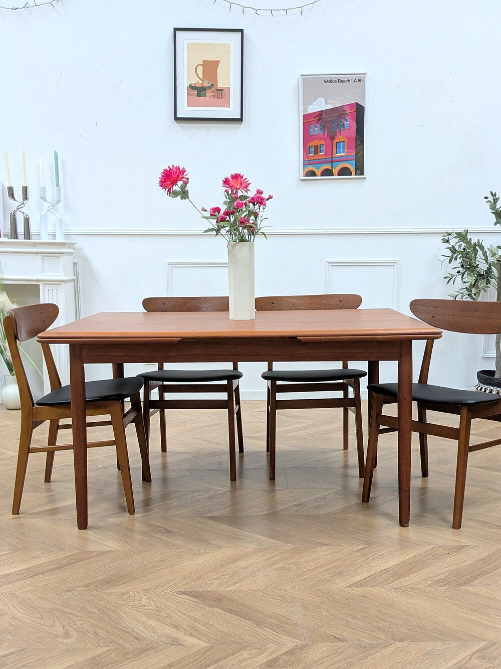 4 vintage Farstrup chairs 210