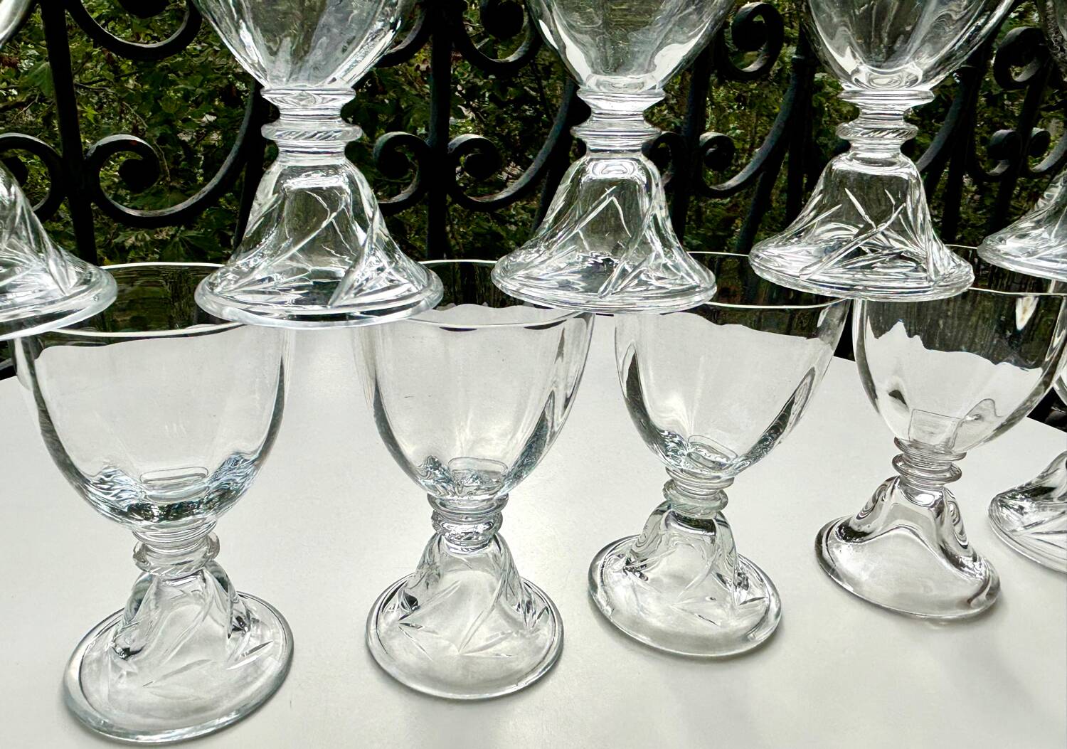 Verres Saint Louis Crystal modèle Cluny