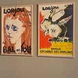 Affiche ancienne lithographie Bernard Lorjou