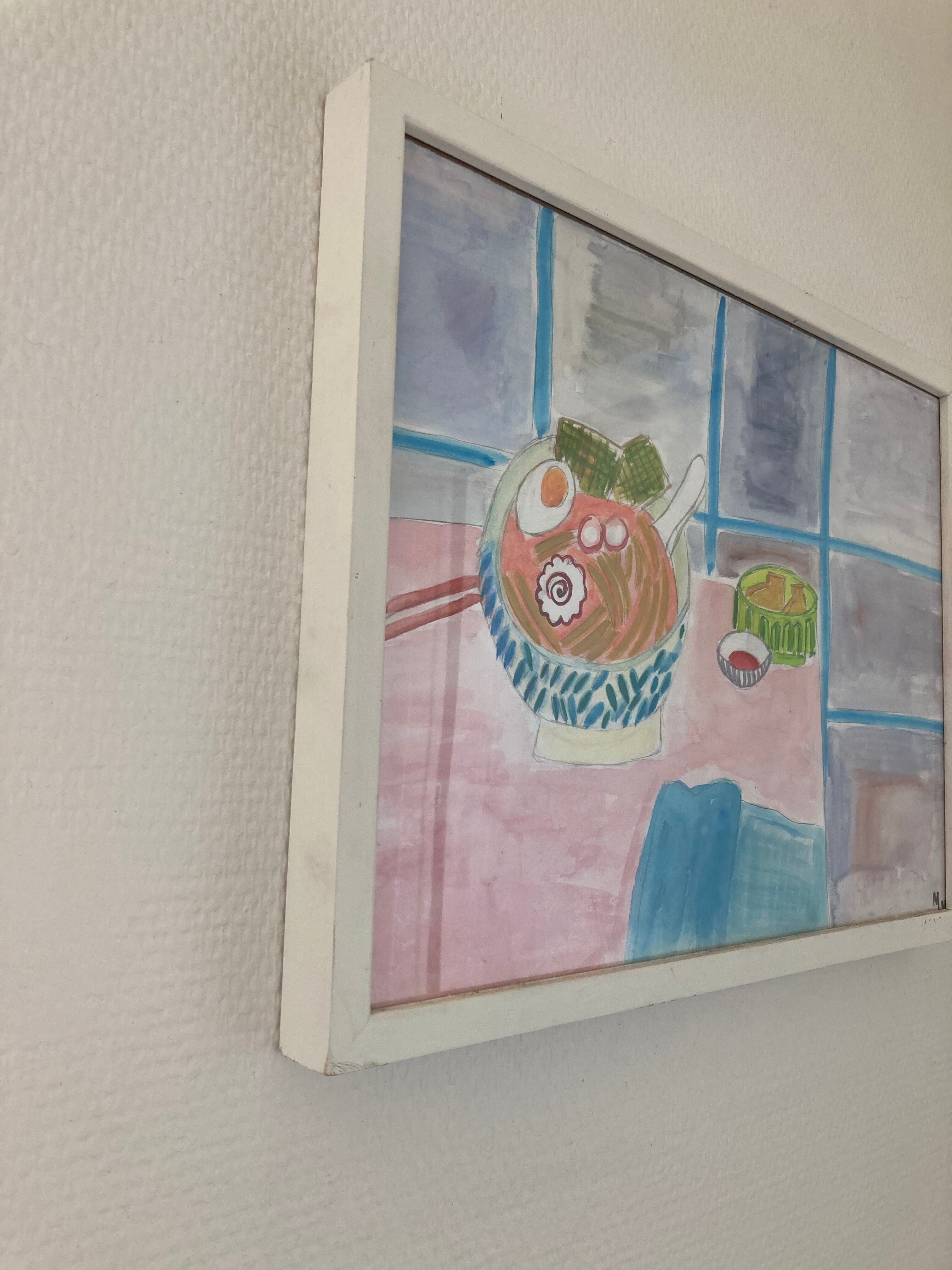 Illustration d’un Ramen à l’aquarelle