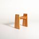 “Jonte” Pine Stool by Gilbert Marklund for Furusnickarn AB, Sweden, 1969