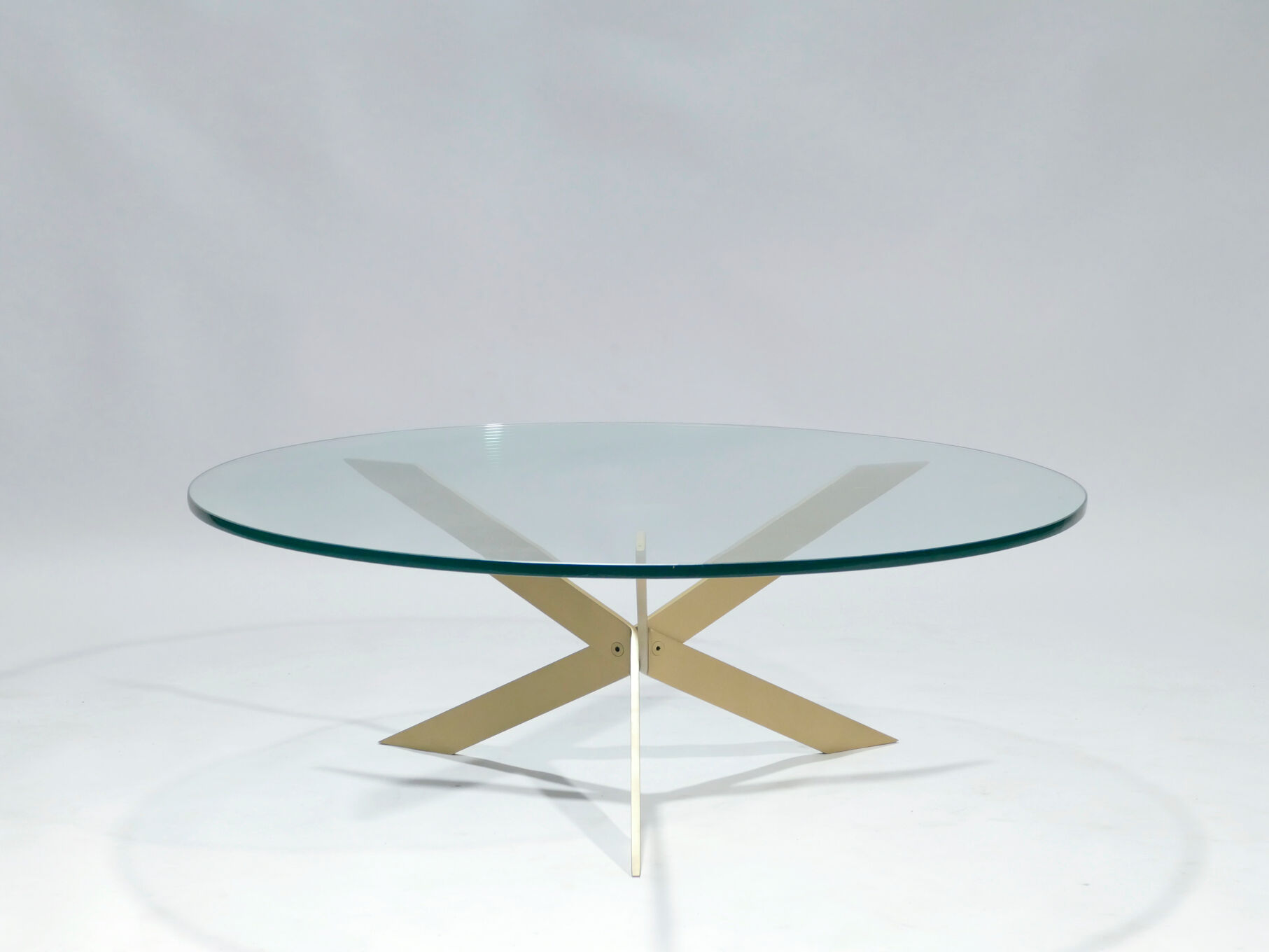 Table Basse Année 70 En Verre