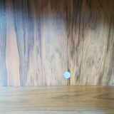 Shelf, vintage walnut veneer bookcase