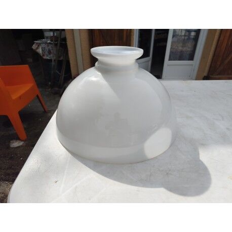 Opaline de suspension en opaline blanche