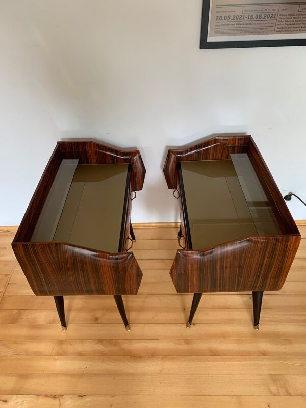 Paire de tables de chevet par Paolo Buffa, Italie, années 1950