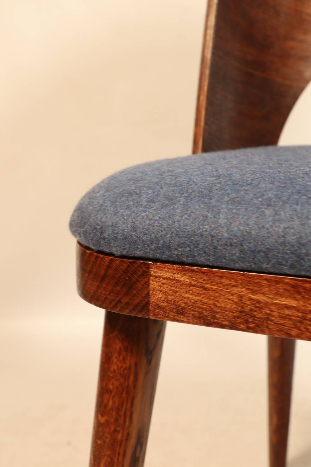 Chaises de salle à manger en chêne design vintage personnalisées