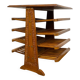 Porte-revues en bois, Circa 1950