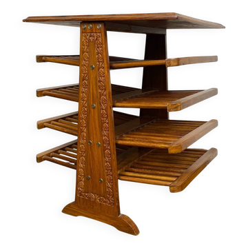 Porte-revues en bois, Circa 1950
