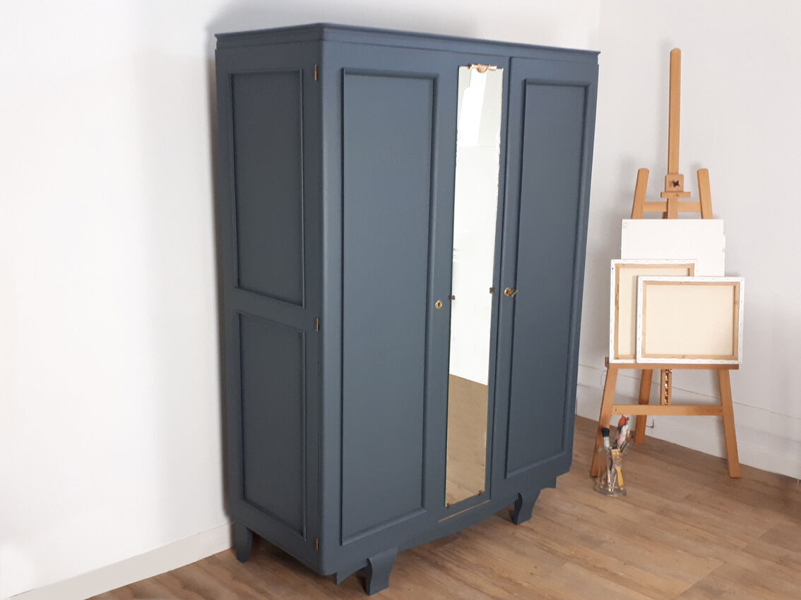 Wardrobe wooden painted 30 years