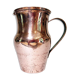 Old pitcher made of tinned copper