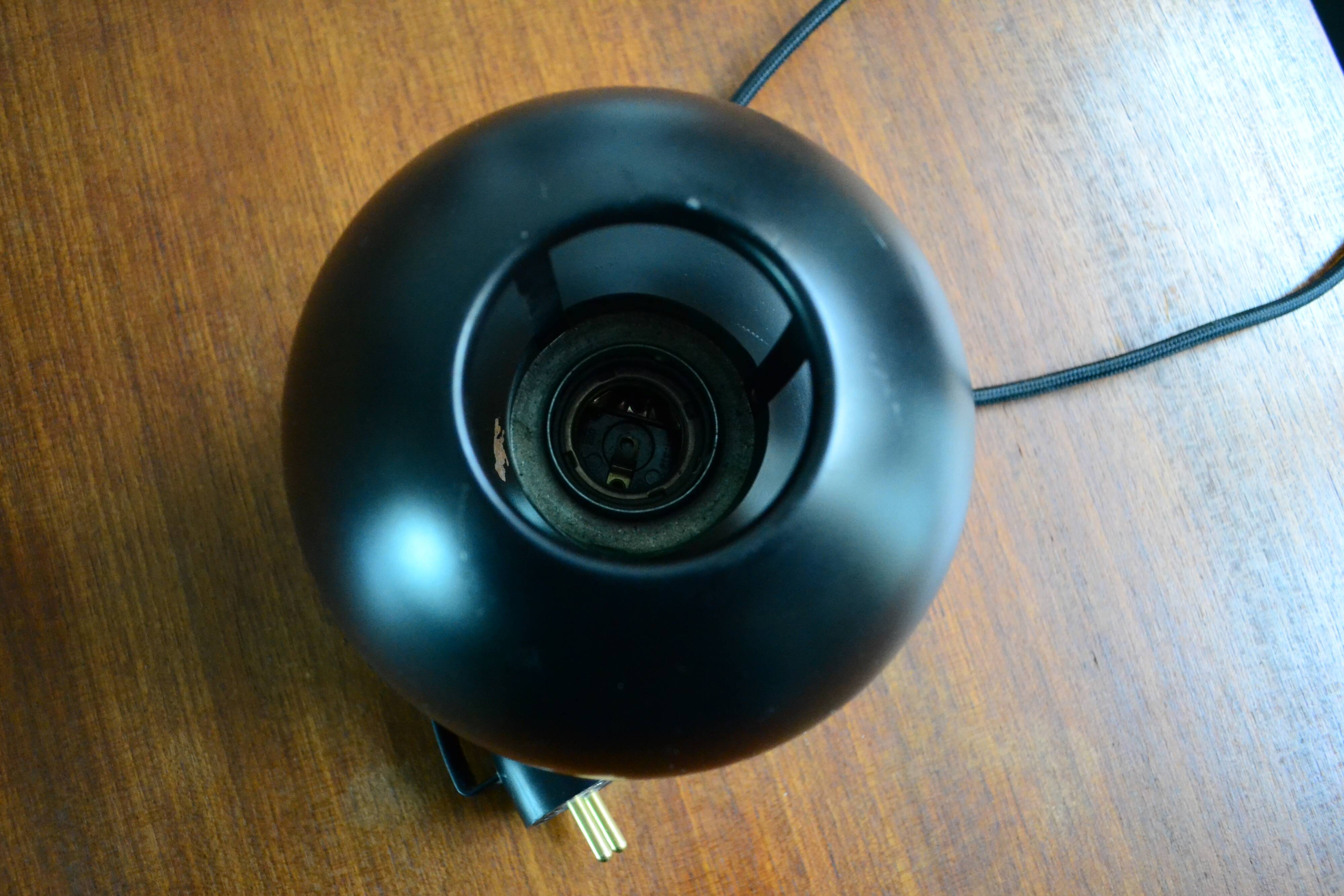 70s modernist lamp Klaus Hampel by Kaiser Leuchten
