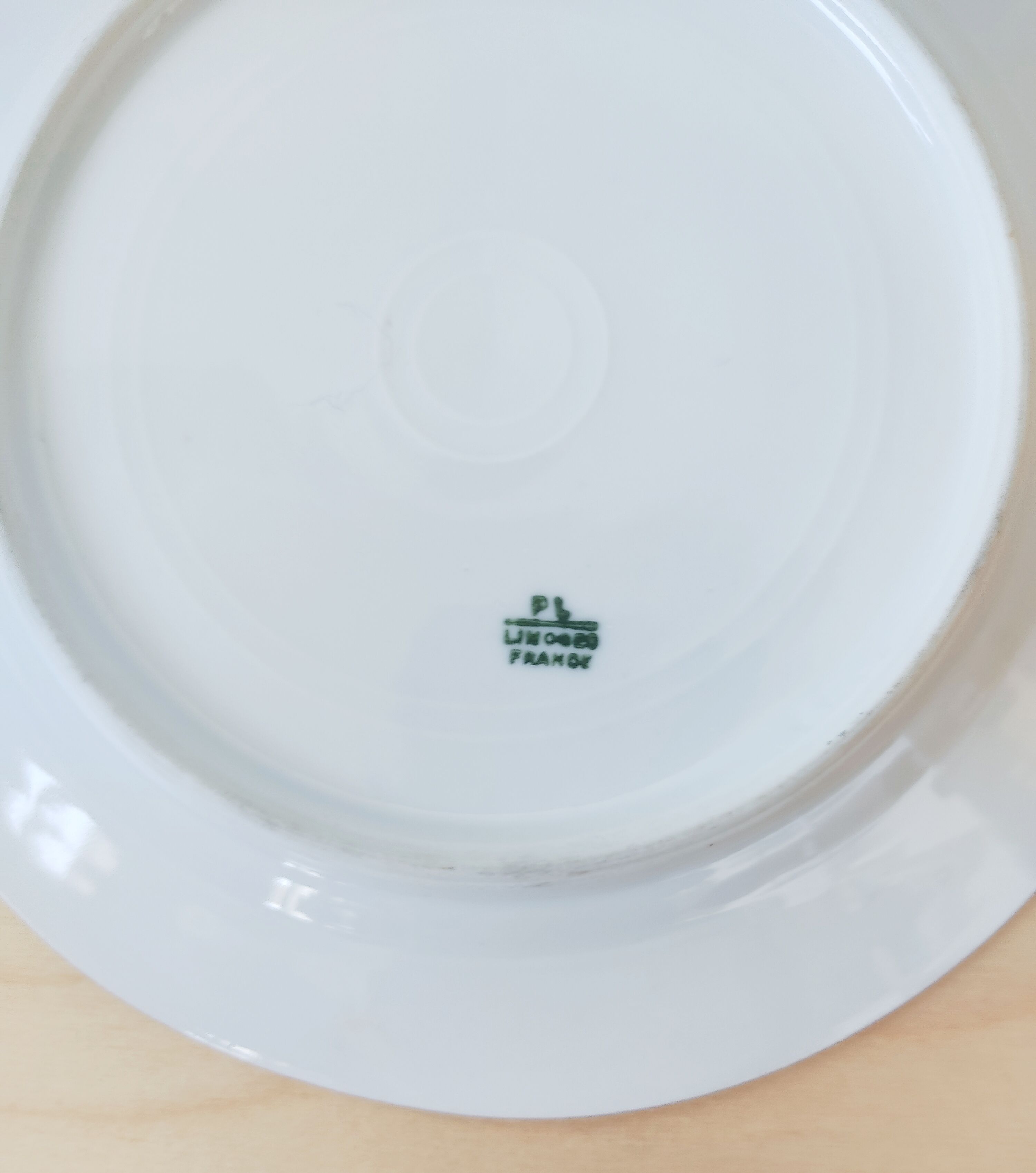 Set of 8 dessert plates and one Limoges dish