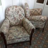Paire de fauteuils art déco