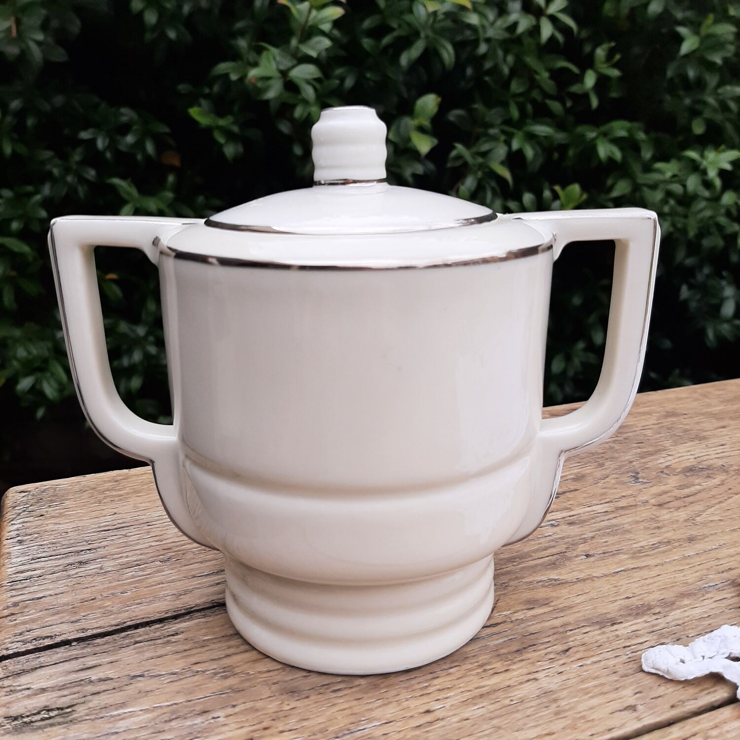 Epiag art deco sugar box