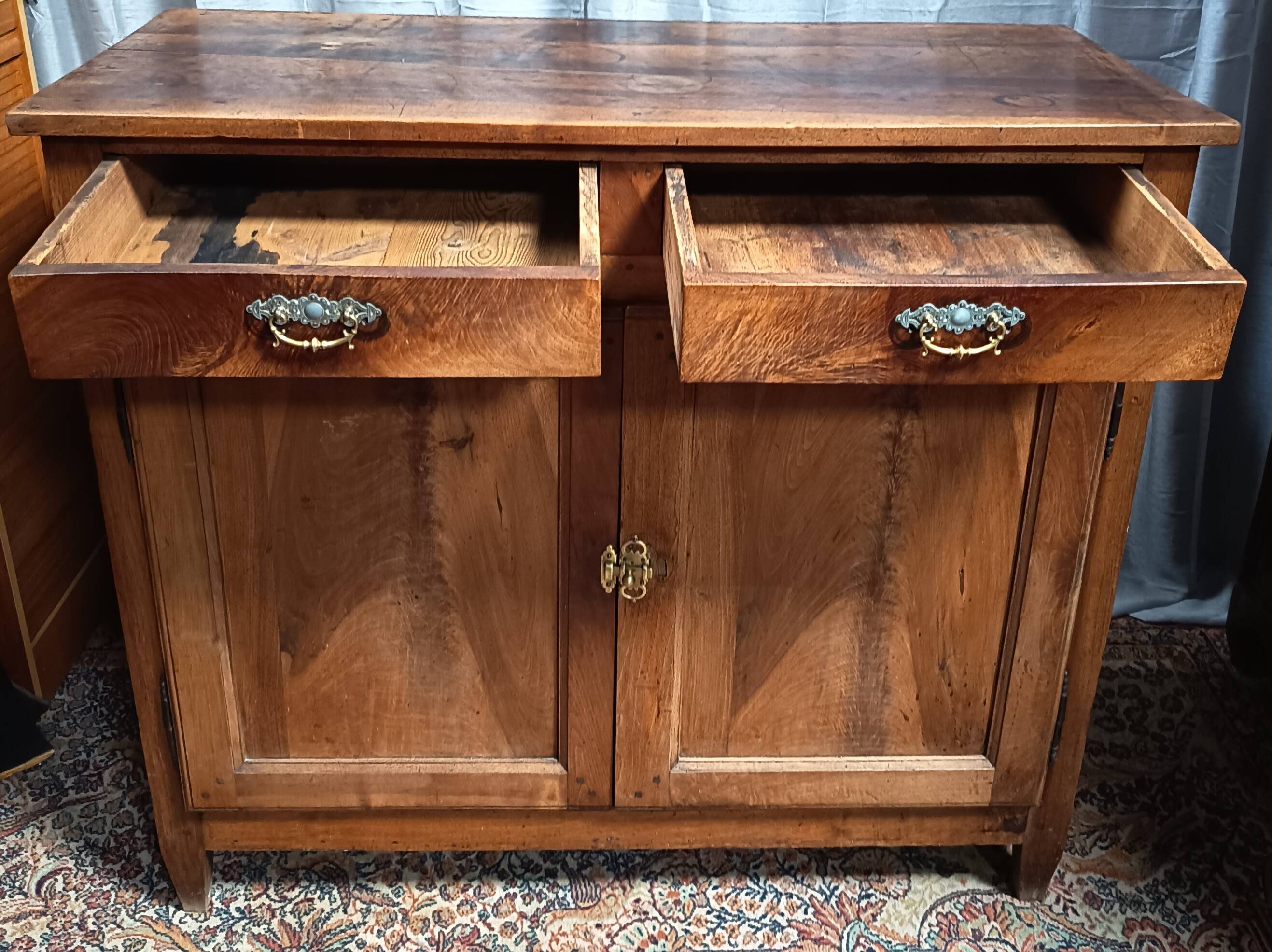Louis XVI height buffet in walnut