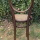 Rare high chair heart Thonet bent wood