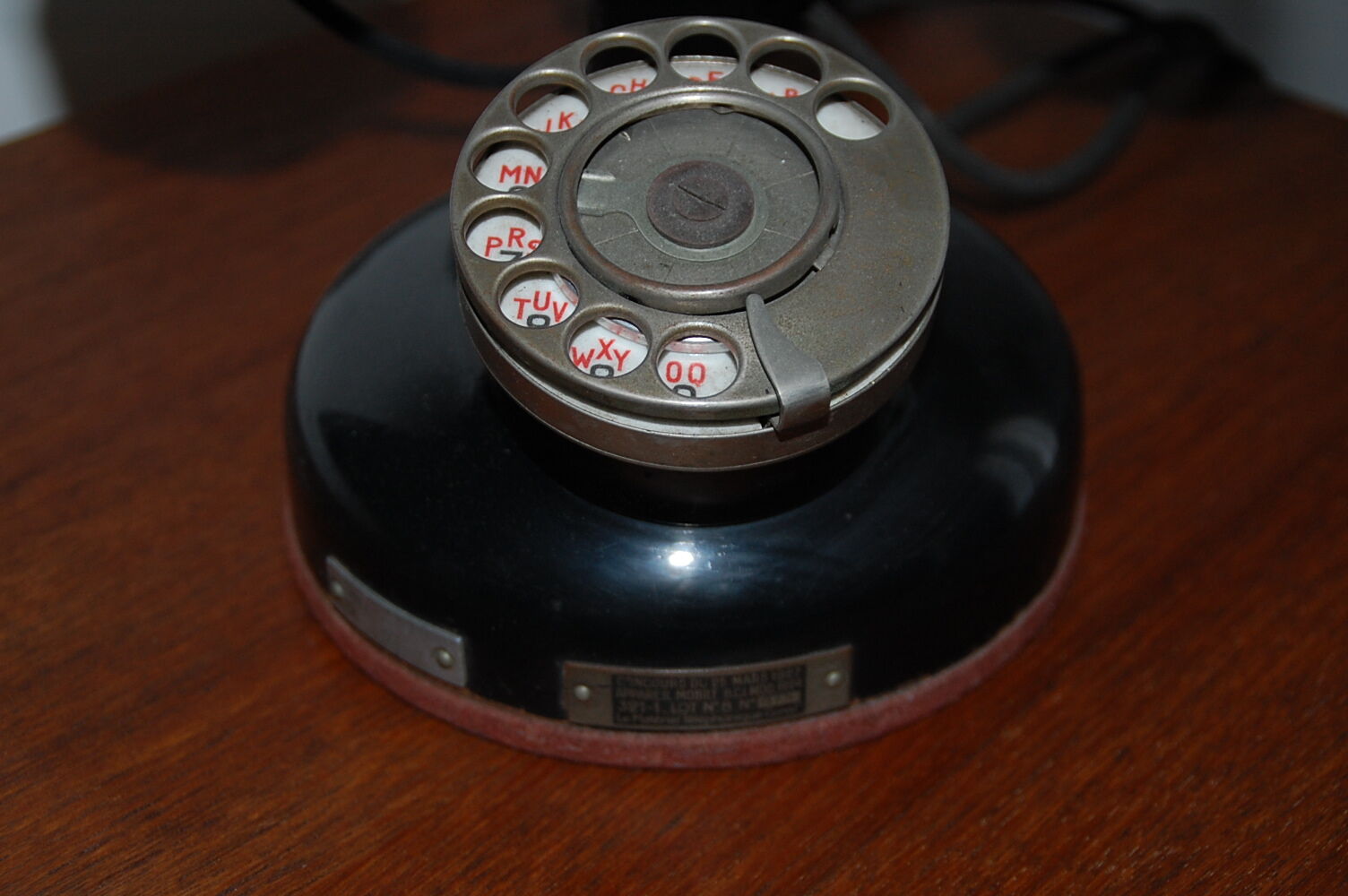 Téléphone bakélite années 20/30