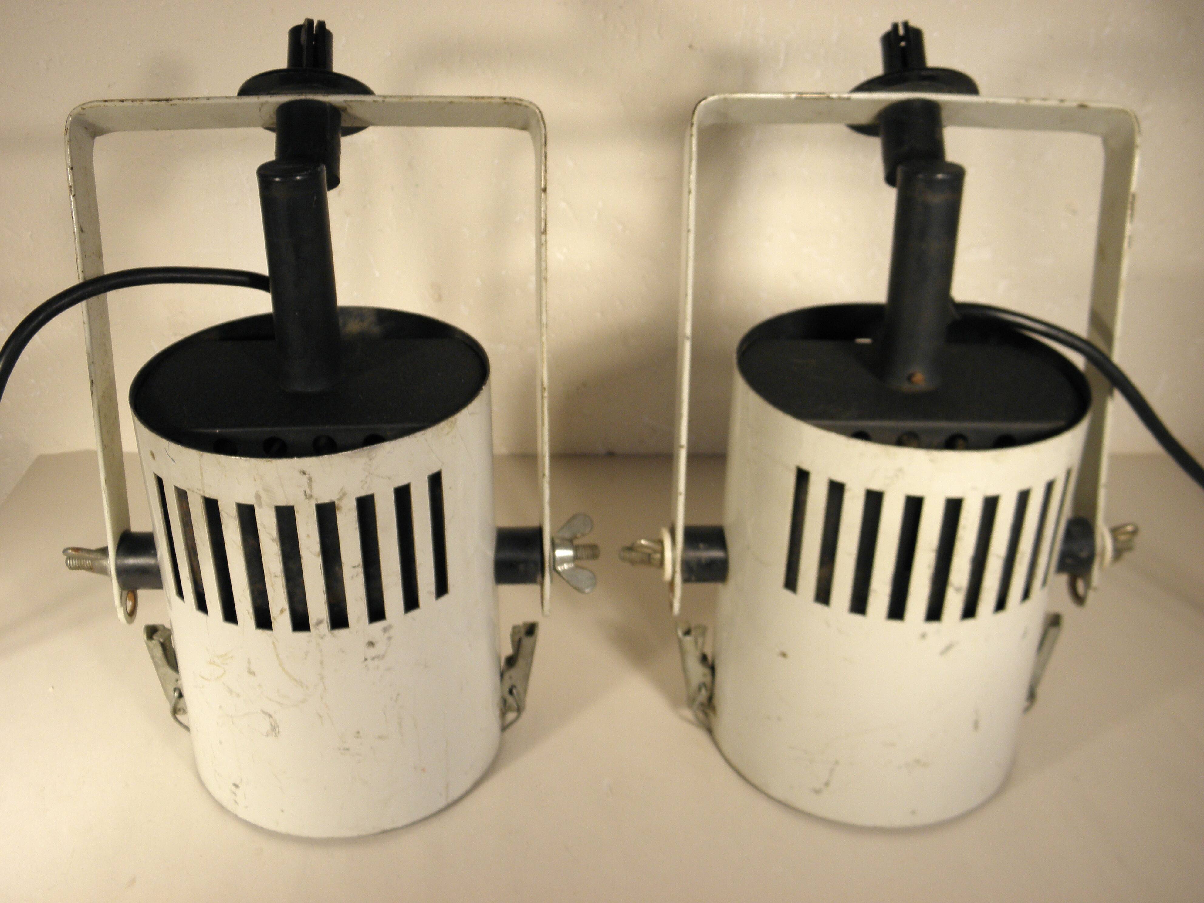Pair of Lita studio spotlights 1970