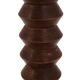Dark wood column lamp by Charles Dudouyt, Brancusi style from the 1940s.
